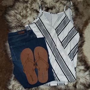 Stripped tank top